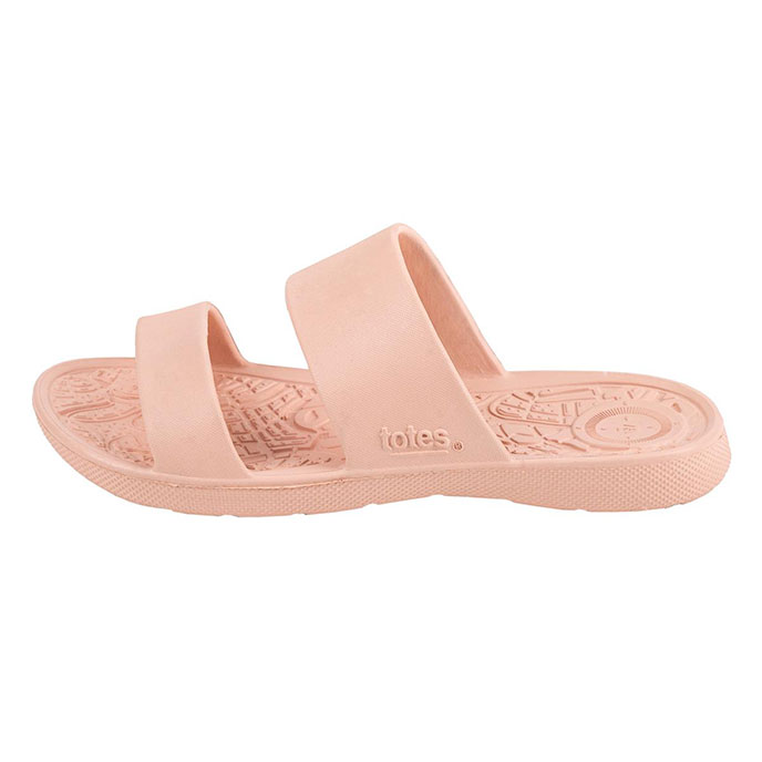 totes® SOLBOUNCE  Ladies Double Strap Slide Evening Sand Extra Image 4